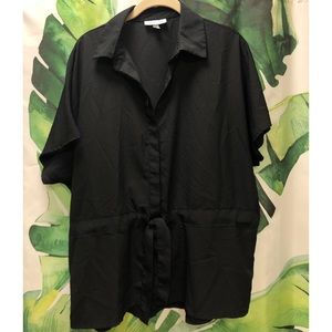 PROLOGUE Tunic Button Down Blouse